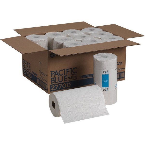 Pacific Blue Select Paper Towels, 250 Sheets, White, 12 PK GPC27700